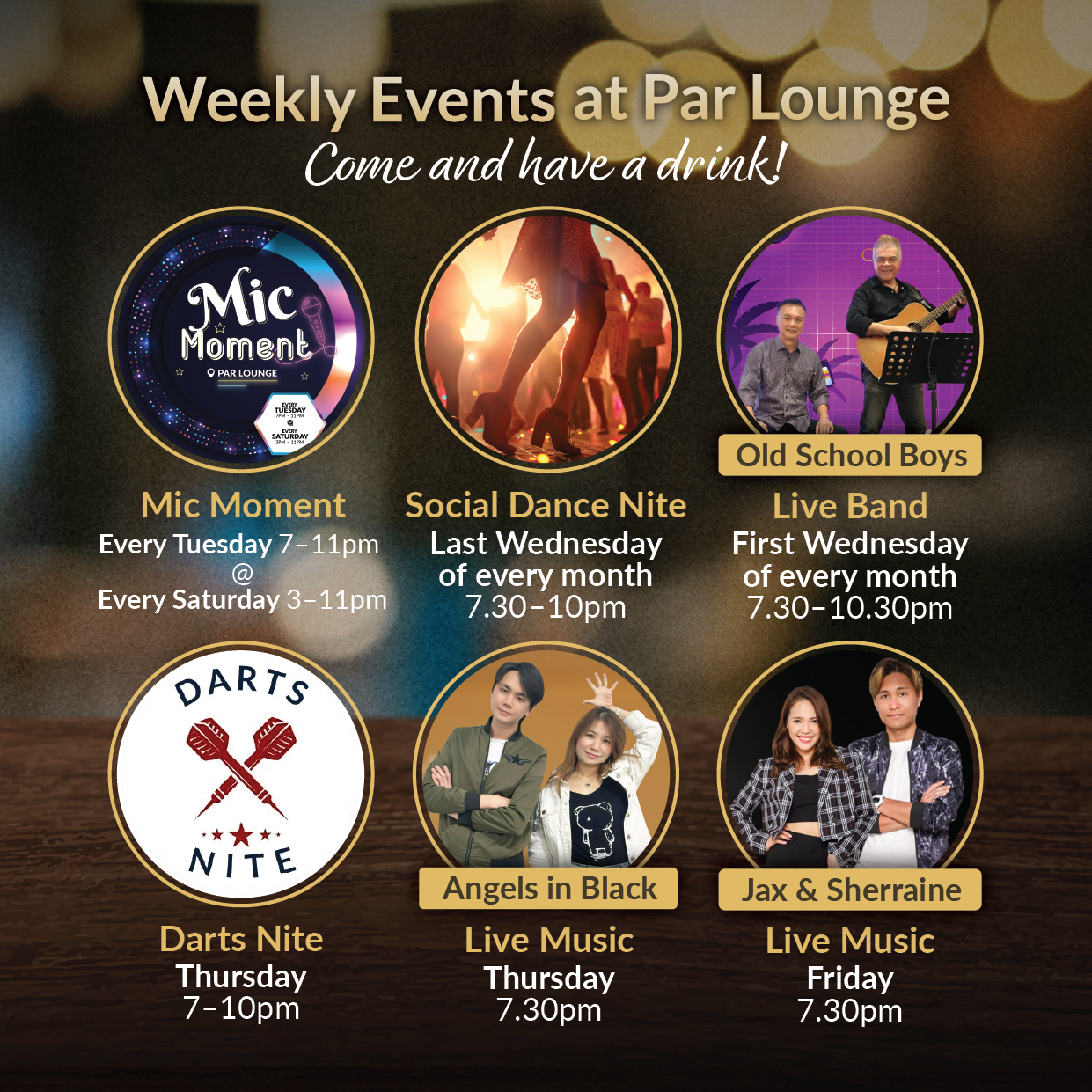 Par Lounge Weekly Events eDM Jun 25 Par Lounge Weekly Events eDM Jun 25